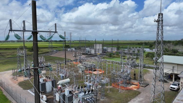Completed works for the Ingham Substation