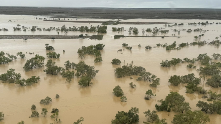 Flooding in north-west Queensland
