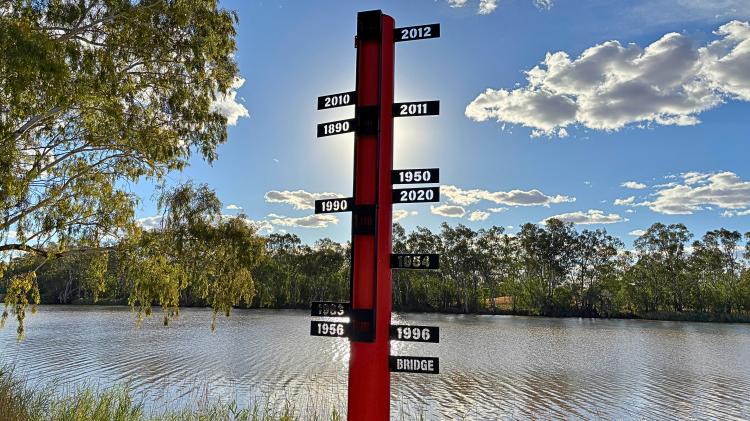 St George Flood marker