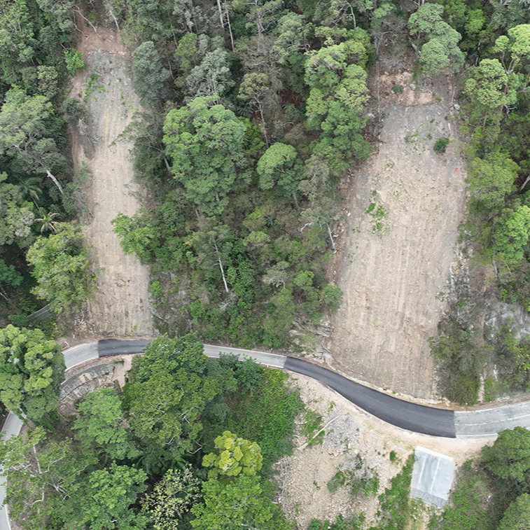 Landslip site 1 after works