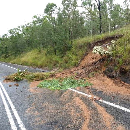 Booyal-Dallarnil Road batter slip