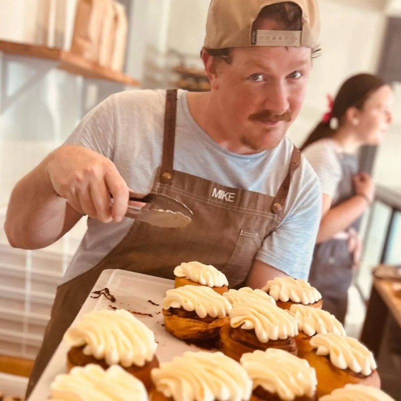 Duke's: baking up and after a storm