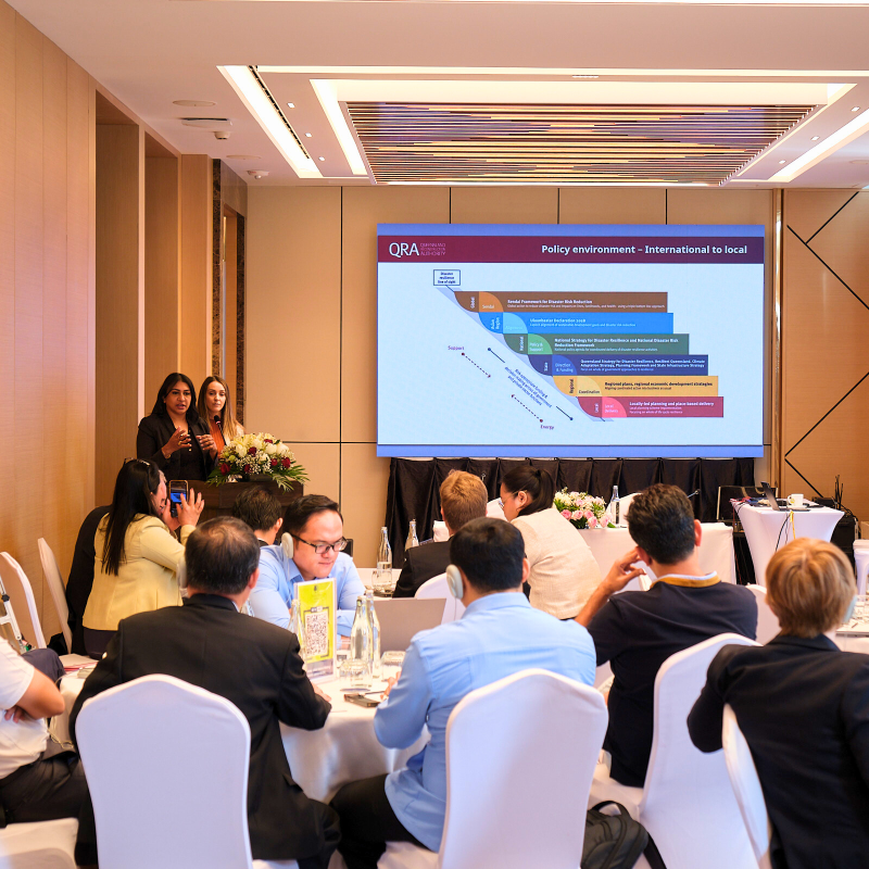 QRA’s collaborative and community-focused disaster management approach resonated strongly with Lao officials, particularly the emphasis on engaging local stakeholders and tailoring solutions to community priorities.