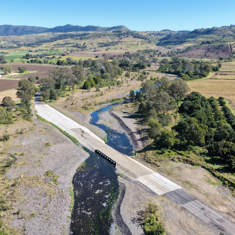 Final works for Robinsons Crossing