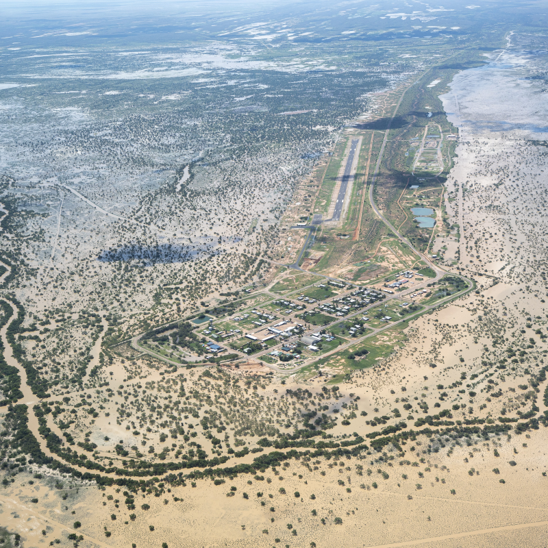 an island on an inland sea 