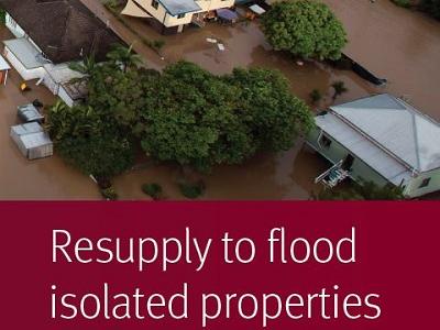 Resupply to flood isolated properties